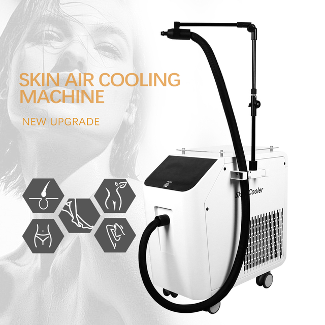 Am-666 منتج ساخن جهاز تجميلي نظام تبريد الجلد لمعدات التجميل آلة تبريد الهواء