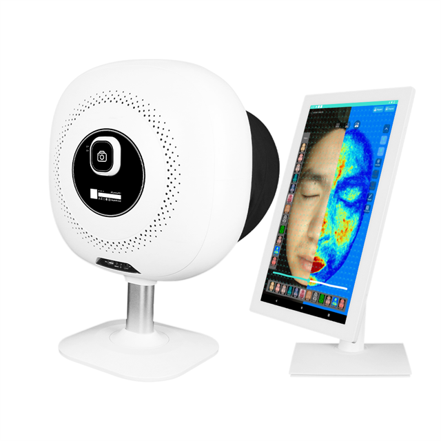 AM-211 Equipo de belleza con esc&aacute;ner y m&aacute;quina analizadora de piel facial de bajo precio de 21,5 pulgadas (sistema Android)