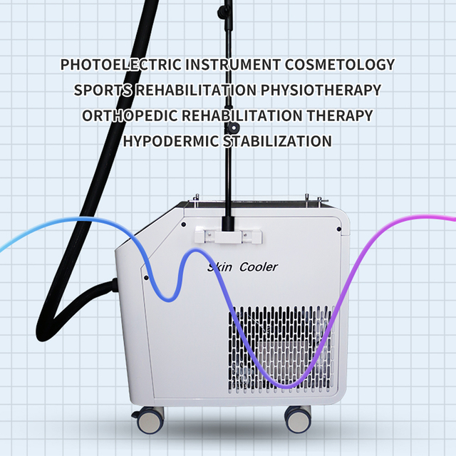 Am-666 منتج ساخن جهاز تجميلي نظام تبريد الجلد لمعدات التجميل آلة تبريد الهواء