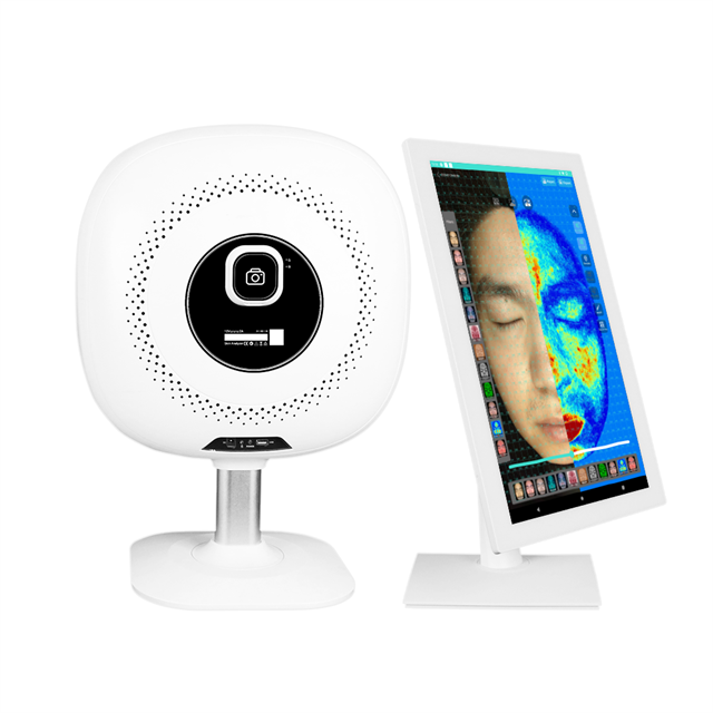 AM-211 Equipo de belleza con esc&aacute;ner y m&aacute;quina analizadora de piel facial de bajo precio de 21,5 pulgadas (sistema Android)